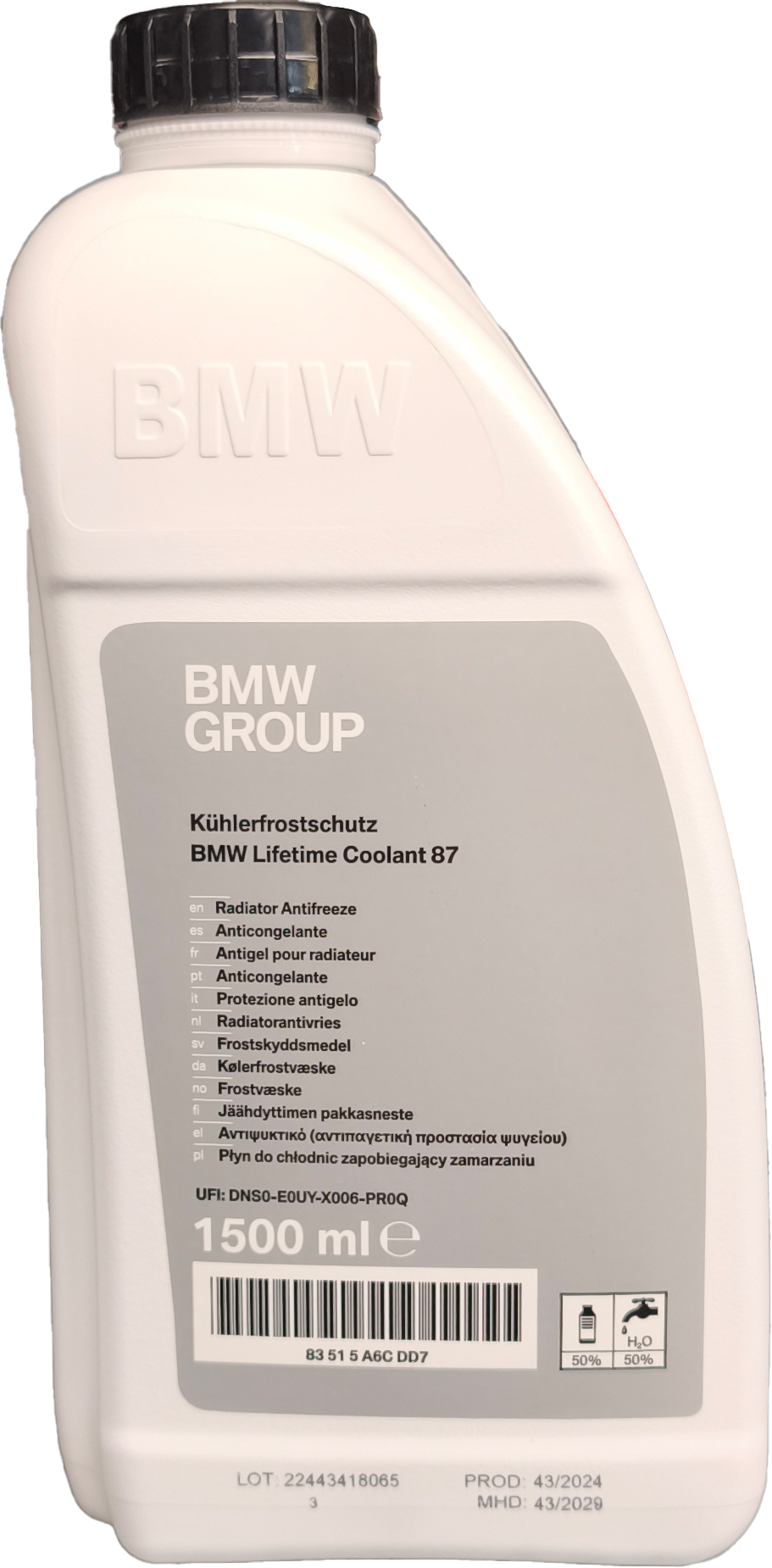 Original BMW Kühler-Gefrier-und Korrosionschutzmittel, nitritfrei 1,5l